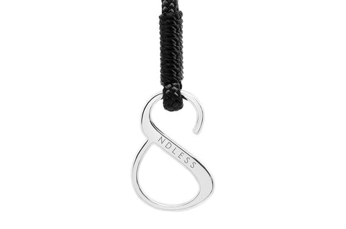 Ndless bracelet triple loop sterling silver